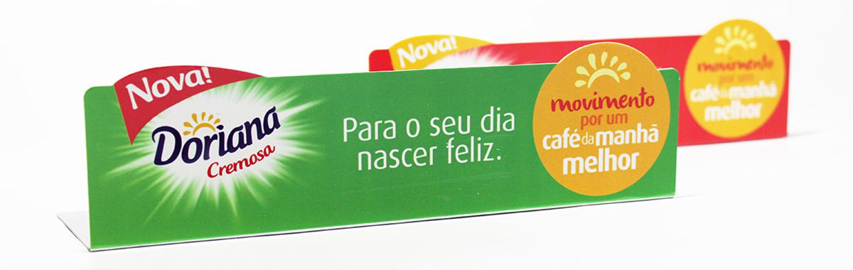 Faixa de gôndolas promocionais